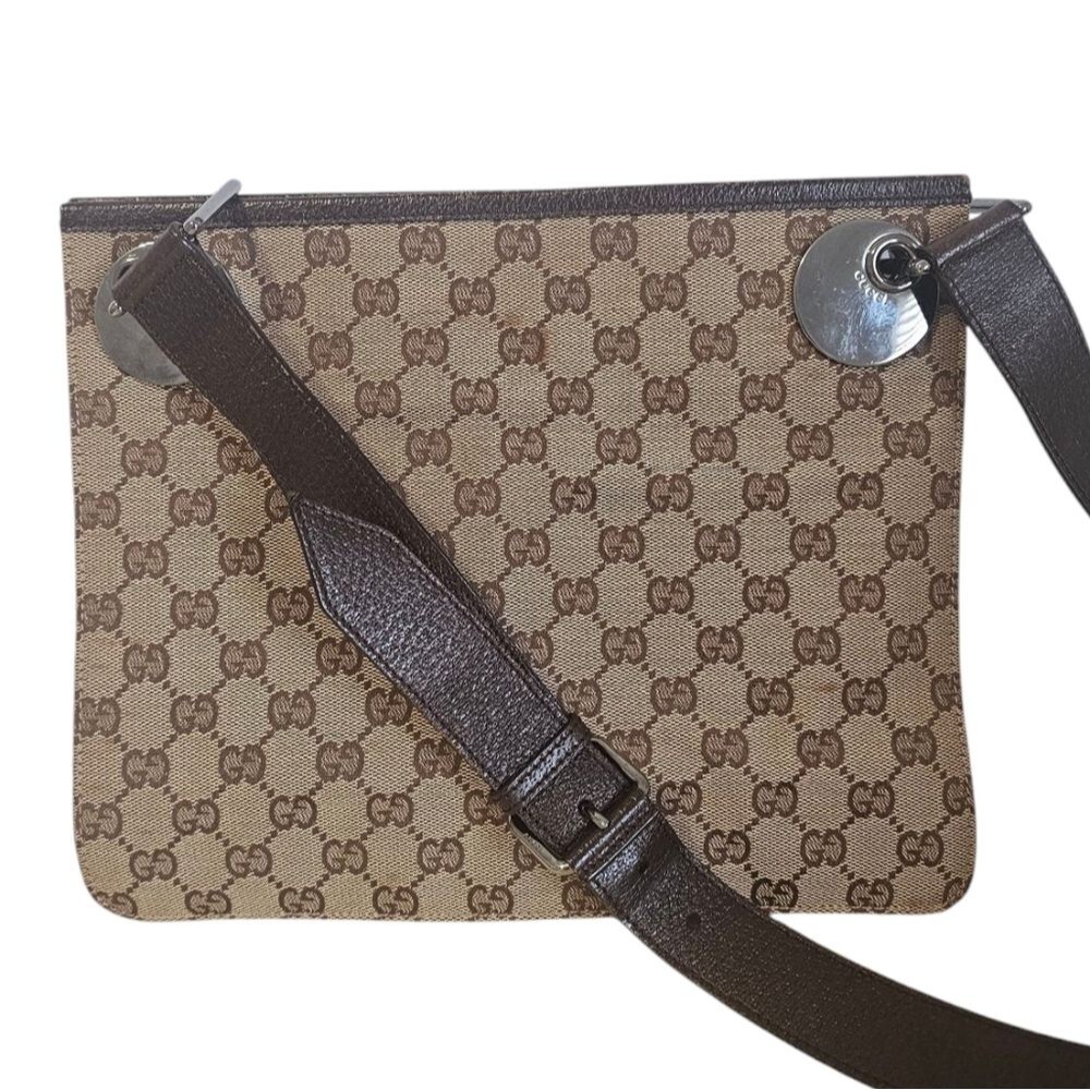 Gucci GG Canvas Eclipse Crossbody Bag